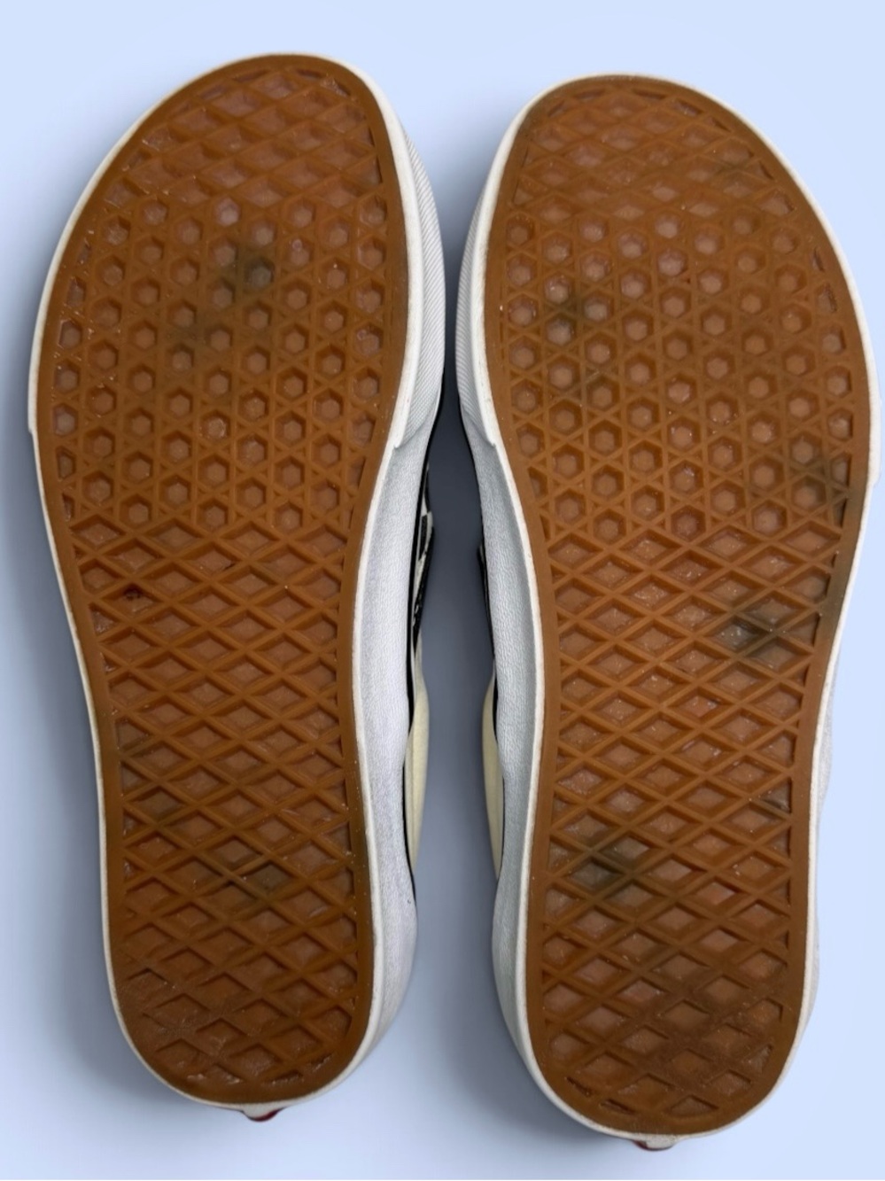 Vans Classic Checkerboard Slip-On Skate Shoes Black & Off-White 7.5 Men/9.0 Wmn - Picture 5 of 12